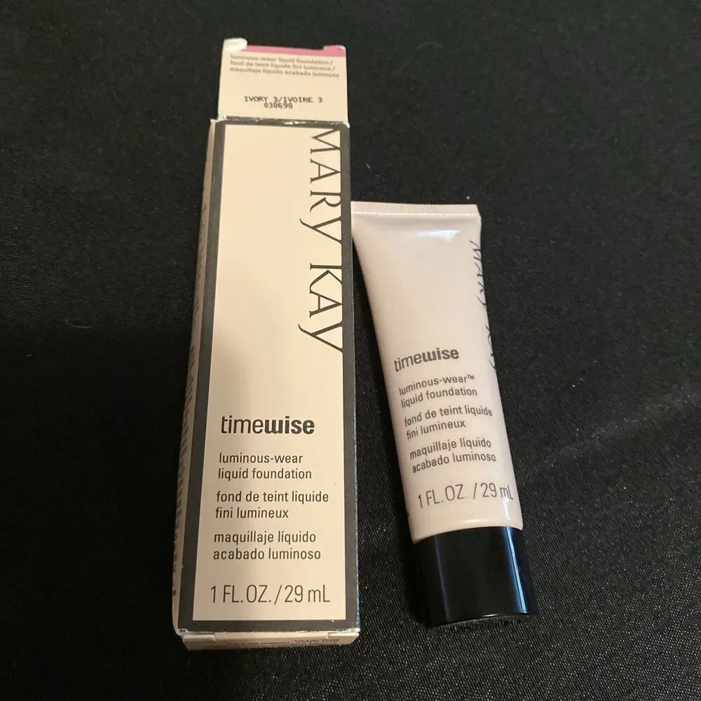 Mary Kay Timewise Luminous Wear Foundation Ivory 3